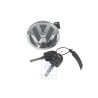 Original VW Lock Cylinder With Keys And Housing - 6Q5827469F