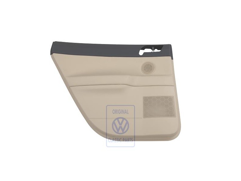 Original VW Door Trim (Leatherette) Anthracite/Cream - 6Q6867211GCQMS
