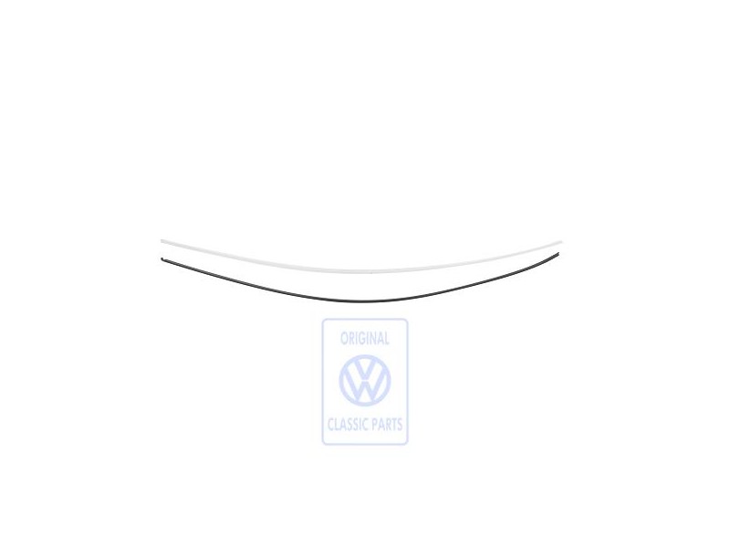 Original VW Roof Channel Rally Black - 6X0853701H 03C