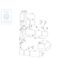 Original VW Curtain For Cab - 701070409A