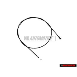 Original VW Bonnet Release Lid Lock Cable LHD - 1J1823531C