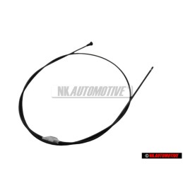 Original VW Bonnet Release Lid Lock Cable LHD - 1J1823531C