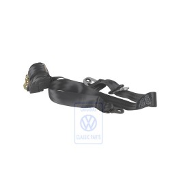 Original VW Three-Point Safety Belt Satin Black - 701857805C 01C