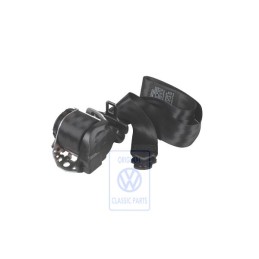 Original VW Three-Point Safety Belt Satin Black - 701857805D 01C
