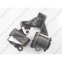 Original VW Three-Point Safety Belt Satin Black - 705857812 01C