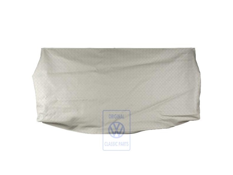 Original VW Backrest Cover (Leatherette) Flannel Grey - 729885805A EEK