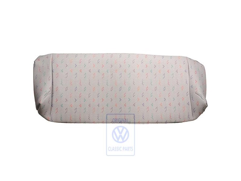 Original VW Backrest Cover (Fabric) Flannel Grey - 729885805C EEM