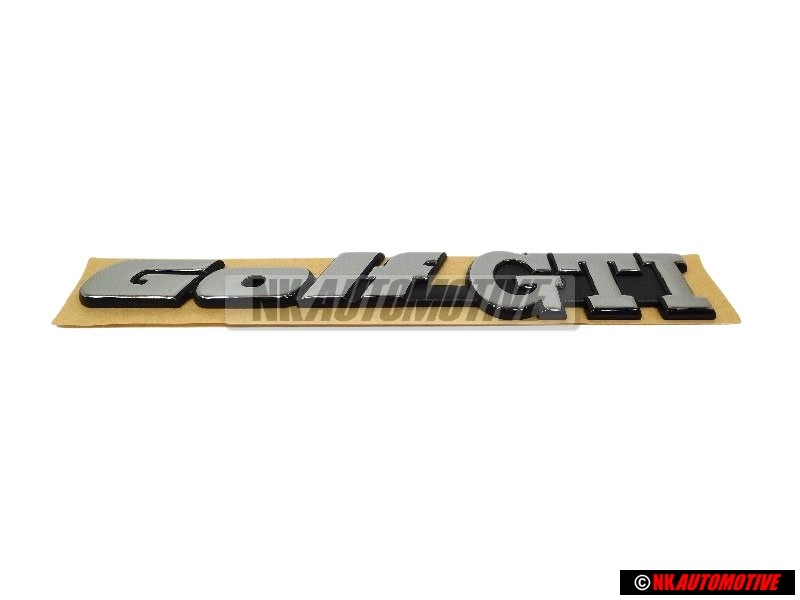 Original VW GOLF GTI Rear Boot Badge Emblem Chrome - 1H6853687AD