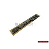 Original VW GOLF GTI Rear Boot Badge Emblem Chrome - 1H6853687AD