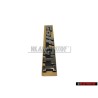 Original VW GOLF GTI Rear Boot Badge Emblem Chrome - 1H6853687AD