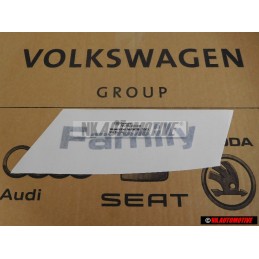 Original VW Film Lettering Anthracite/Silver - 7D0854431C 33E