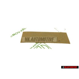Original VW TDi Rear Boot Badge Emblem Yellow Green - 3B0853675ACKKH