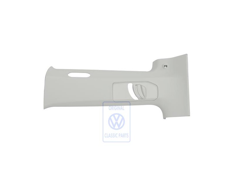 Original VW B-Pillar Trim Pearl Grey - 7D0867239H 2EN