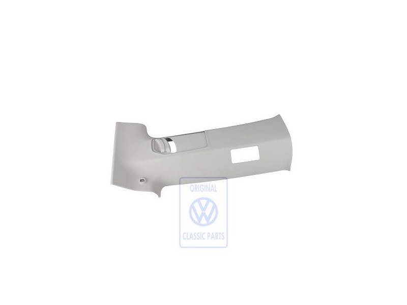 Original VW B-Pillar Trim Pearl Grey - 7D0867239L 2EN