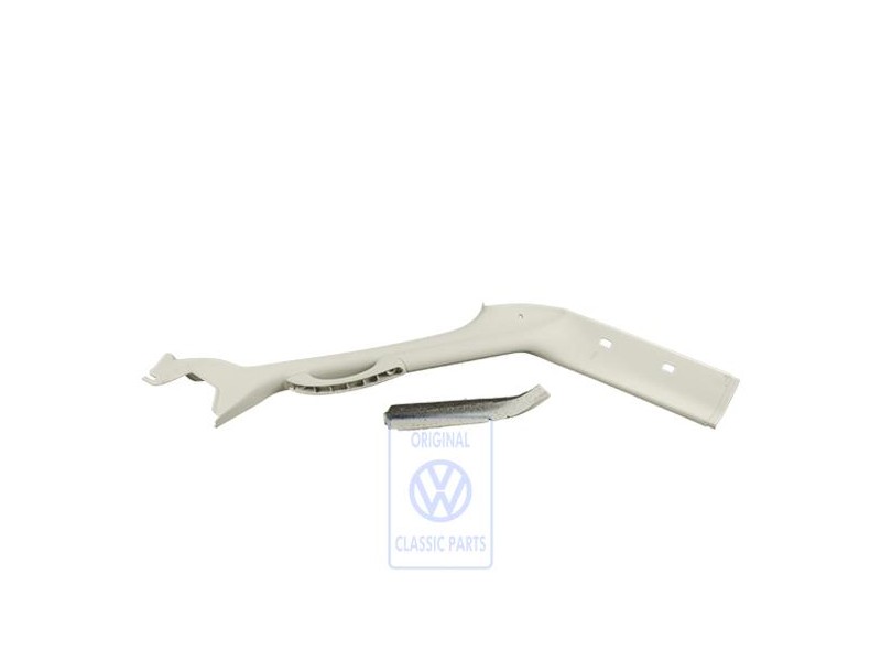 Original VW A-Pillar Trim Pearl Grey - 7D0867266B 2EN