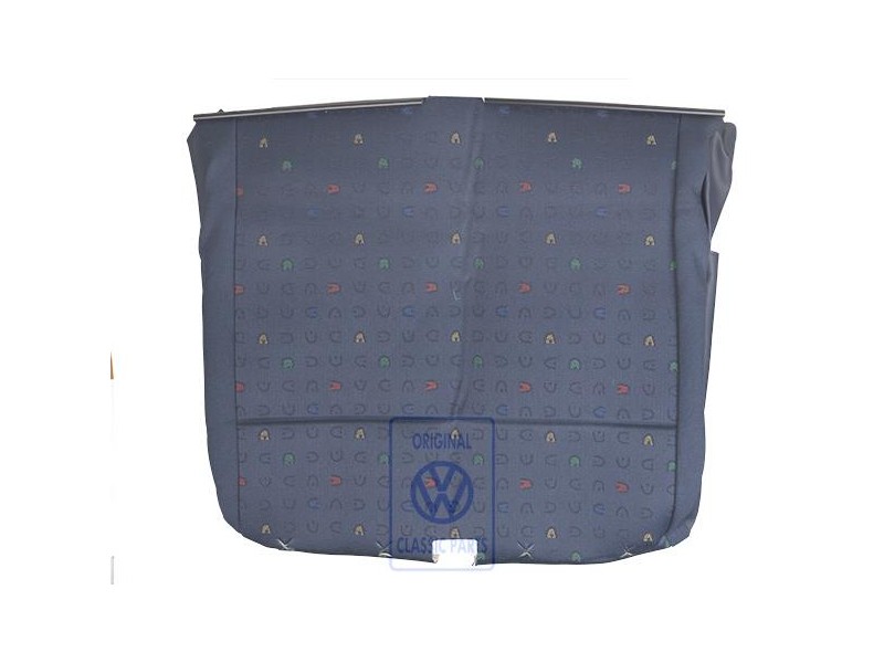 Original VW Backrest Cover (Cloth/Leatherette) Lagoon - 7D0881806AEHQD