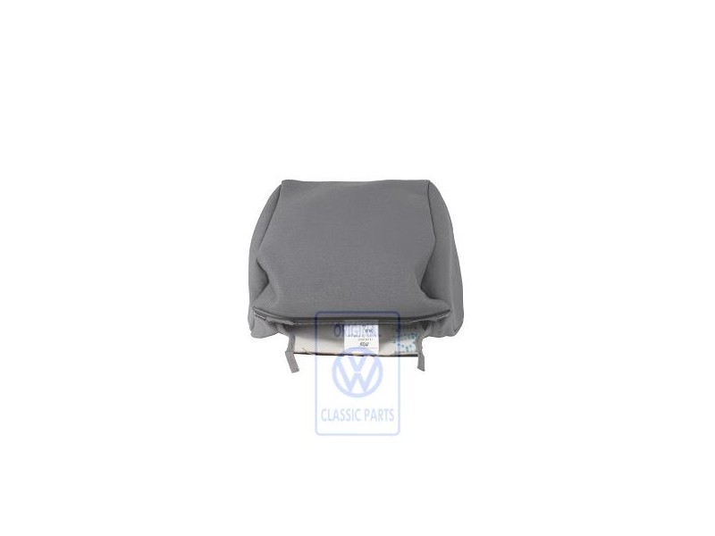Original VW Head Restraint Cover (Cloth) Flannel Grey - 7D0881921AE71B