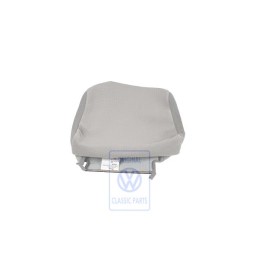 Original VW Head Restraint Cover (Cloth) Flannel Grey - 7D0881921M 2EY