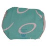 Original VW Head Restraint Cover (Cloth) Flannel Grey/Green - 7D0881921N HQN