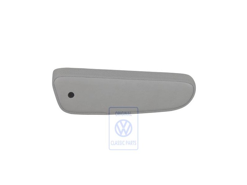 Original VW Armrest Flannel Grey - 7D0883082 HQB