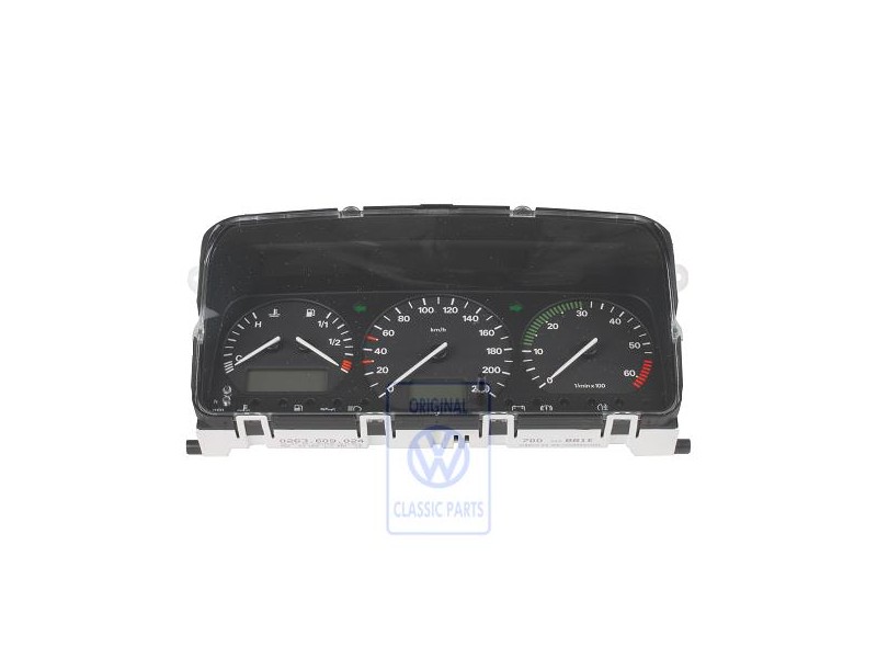 Original VW Combi-Instrument Satin Black - 7D0919881EX01C