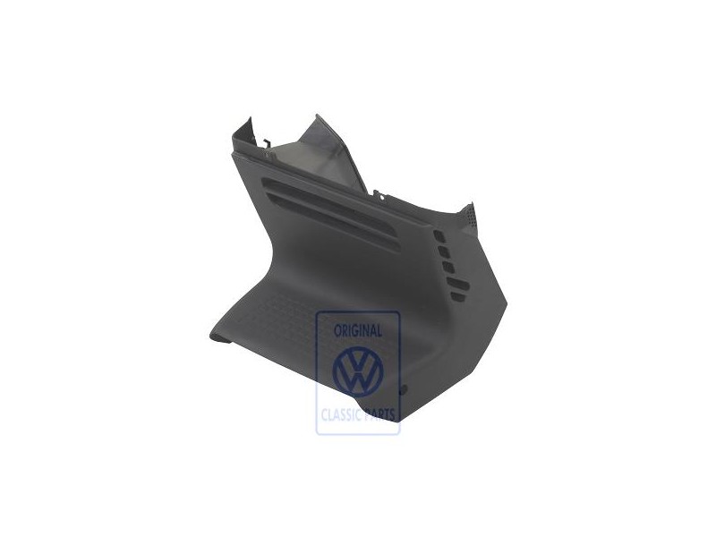 Original VW Footwell Vent Satin Black - 7D1819151A 01C