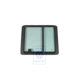 Original VW Complete Sliding Window Satin Black - 7D5847711D 01C
