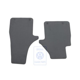 Original VW 1 Set Foot Mats Anthracite/Silver Grey - 7E6863011A DNI
