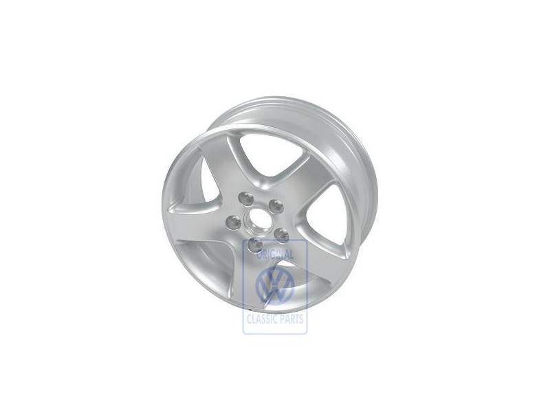 Original VW Aluminium Rim Bright Chrome - 7H0601025C Z31