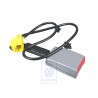 Original VW Belt Latch Crystal Grey/Fire Red - 7L0857778C MCZ