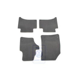 Original VW 1 Set Foot Mats Anthracite/Snow Beige - 7L6863011AFWGC