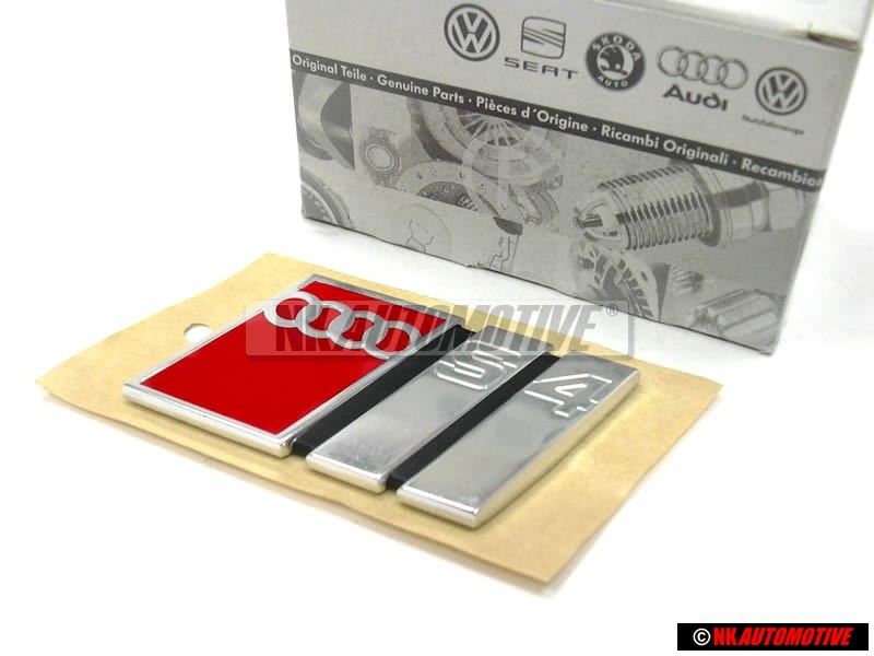 Original Audi S4 Avant Rear Trunk Boot Badge Emblem - 4A9853735 2ZZ