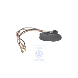 Original VW 1 Set Of Horn Buttons Satin Black - 7M0419658F 01C