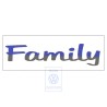 Original VW Film Lettering Blue/Silver - 7M0854431A 54J