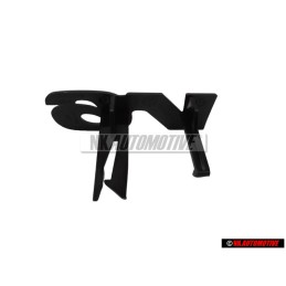 Original VW V6 Front Grill Badge Chrome Red - 7D0853679D EQW