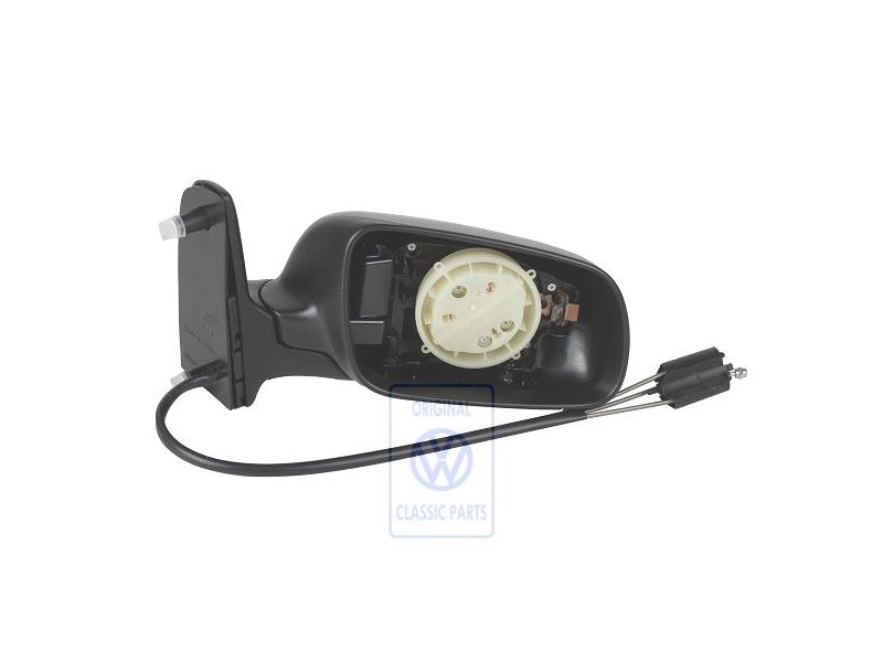 Original VW Exterior Mirror Housing Satin Black - 7M1857508S 01C