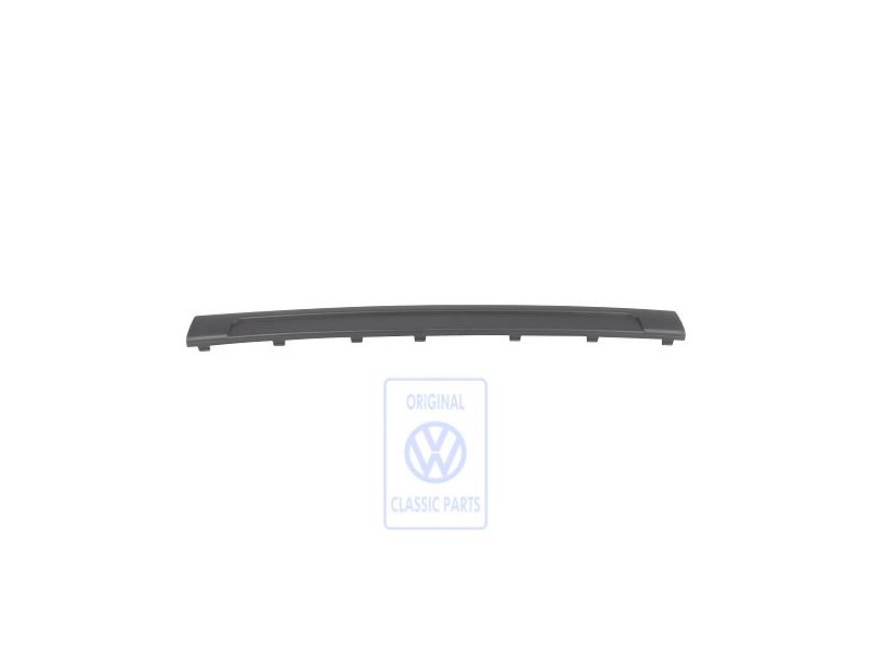 Original VW Trim For Licence Plate Satin Black - 7M3807719 B41