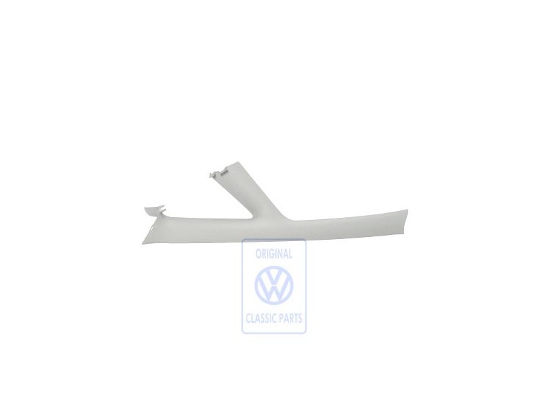 Original VW A-Pillar Trim Pearl Grey - 7M3867233E X30