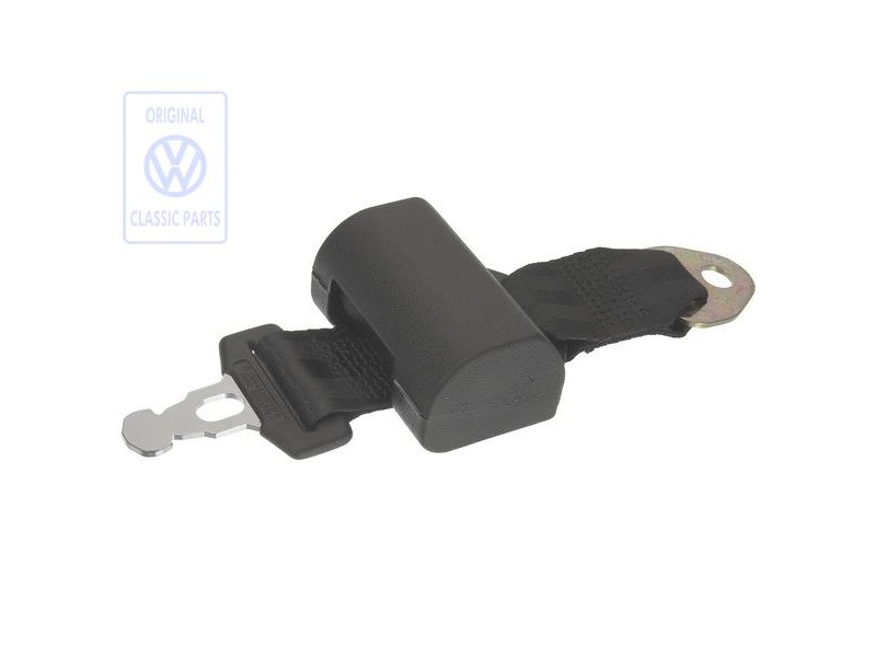 Original VW Lap Belt With Belt Reel - 861857813A