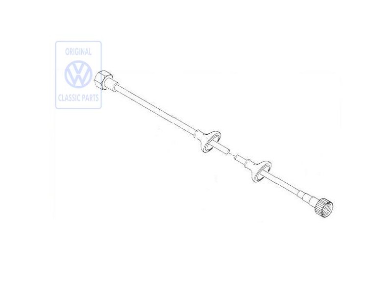 Original VW Speedometer Drive Cable - 861957801M