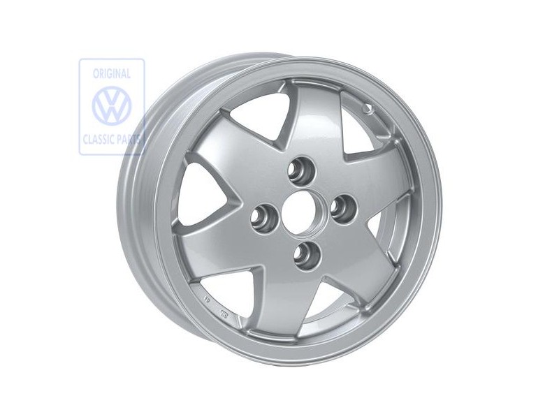 Original VW Aluminium Rim Chrome Coloured Metallic - 867601025K 091