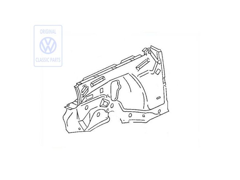 Original VW Wheel Housing With Side Member - 867809101A