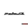 Original VW POLO CL Rear Boot Badge Emblem Brushed Silver - 867853687L GX2
