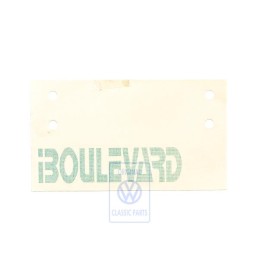 Original VW Film Lettering Turquoise (Green) - 867853750R 64X