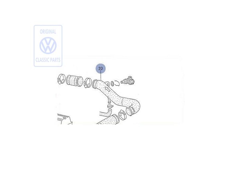 Original VW Pressure Pipe - 871145895