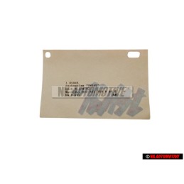 Original VW Film Lettering Cherry Red/Titan.-Silver Dark - 871853750F ST5