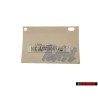 Original VW Film Lettering Cherry Red/Titan.-Silver Dark - 871853750F ST5