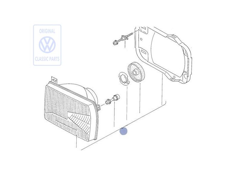 Original VW Headlights - 873941044