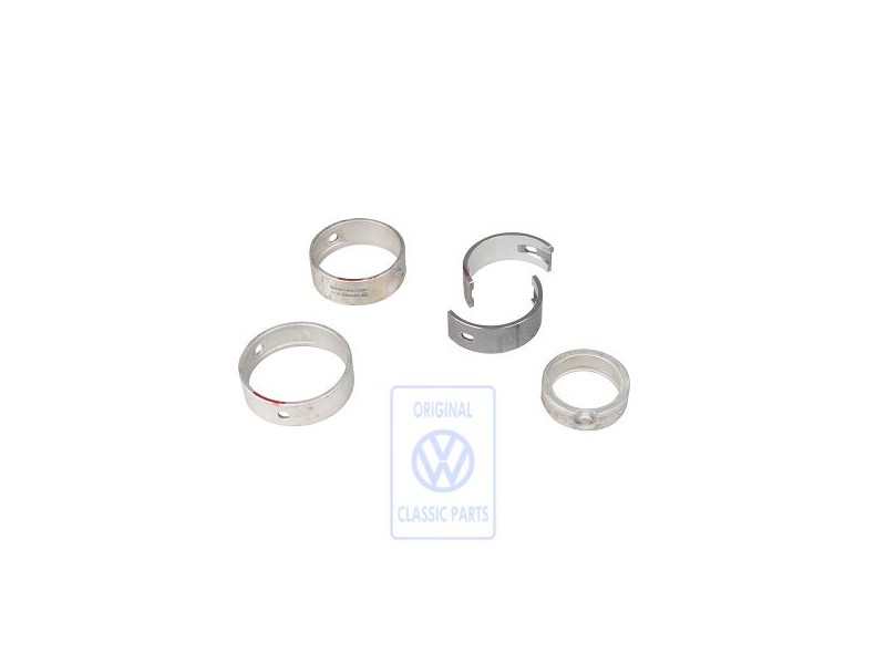 Original VW 1 Set: Crankshaft Bearings Red - 025198461A 004