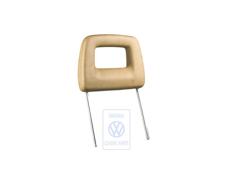 Original VW Frame Headrest Saiga Beige - 251881717A 8TM